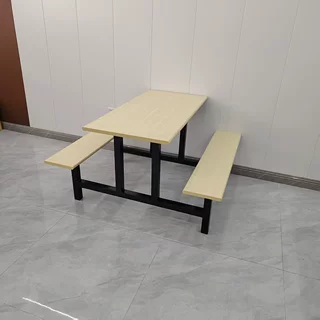 定制学校食堂餐桌椅现代简约单位员工饭堂餐厅桌椅小吃奶茶店桌椅