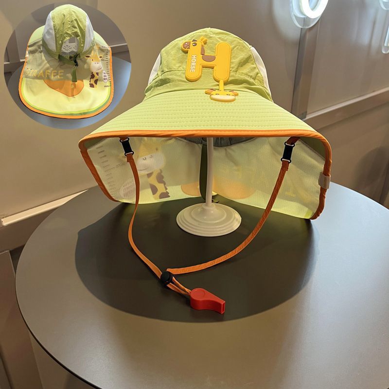 Children's green cloak