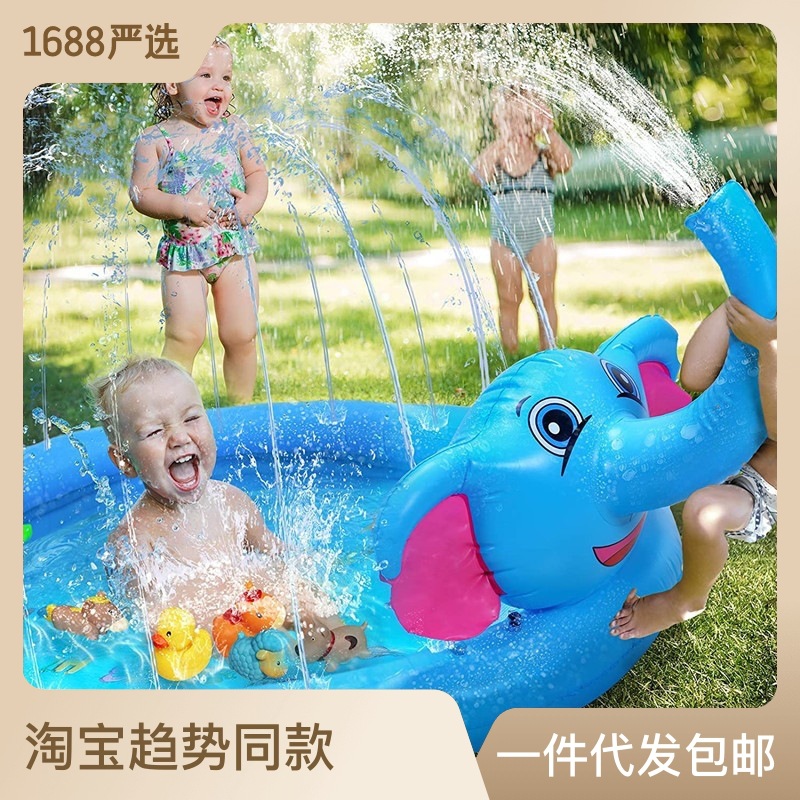 Spot 100 150 170cm Almohadilla de agua para delfines al aire libre para niños Almohadilla de rociadores de letras de encaje Almohadilla de rociadores para mascotas