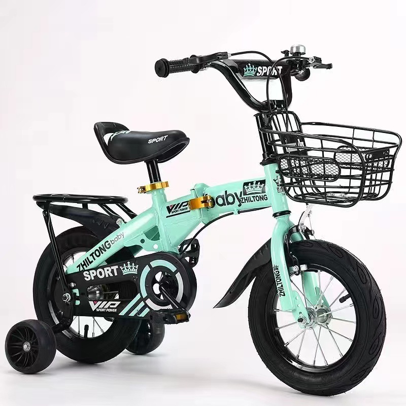 Bicicleta plegable para niños de 3 a 8 años, bicicleta para niños y niñas 12 // 14/16/18 pulgadas, bicicleta para niños