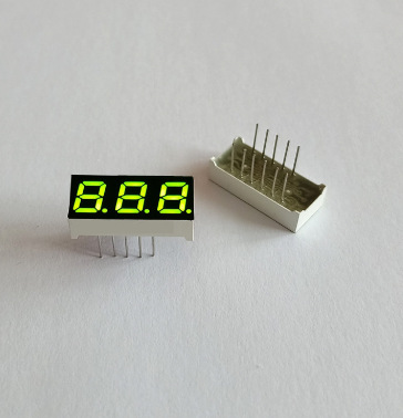 0.28英寸3位黄绿光数码管2381AG/BG/2831AG/BG 数码管绿光