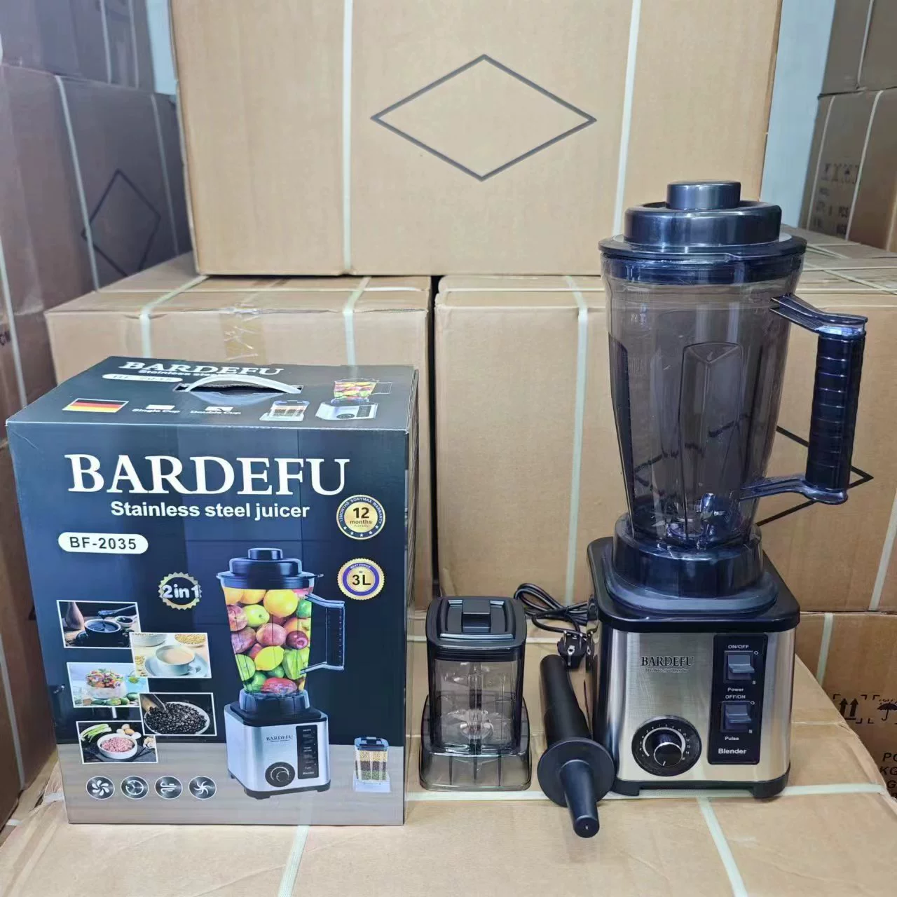 Blender BF-5042 8-in-1 Multi-Function, 4.0 L + 2.5 L Double Cup, 220V Options