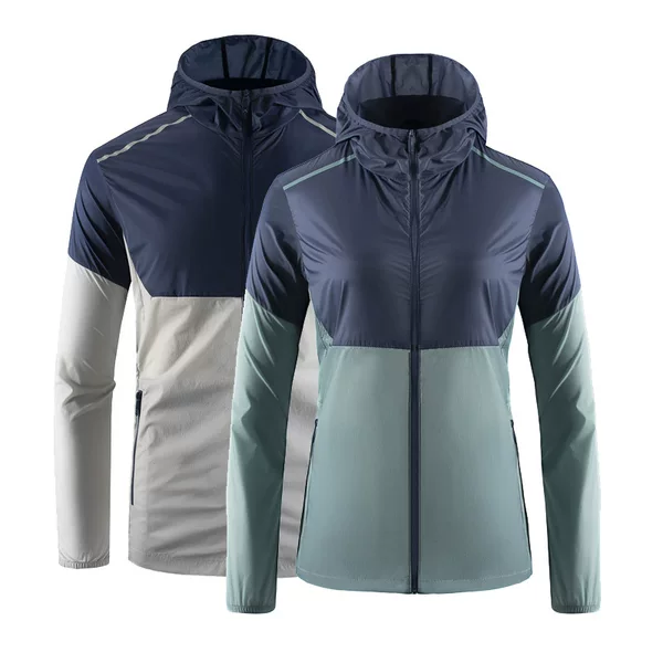 Spring and summer new outdoor clothing Women's Ice Silk high elastic clothing men's skin clothing women's anti-ultraviolet printable logo