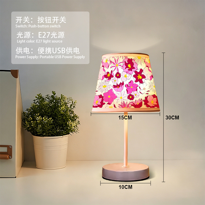 Flor de dopamina pequeña lámpara de escritorio decoración de luces de atmósfera luces de cabecera del dormitorio luces de noche para dormir image 15