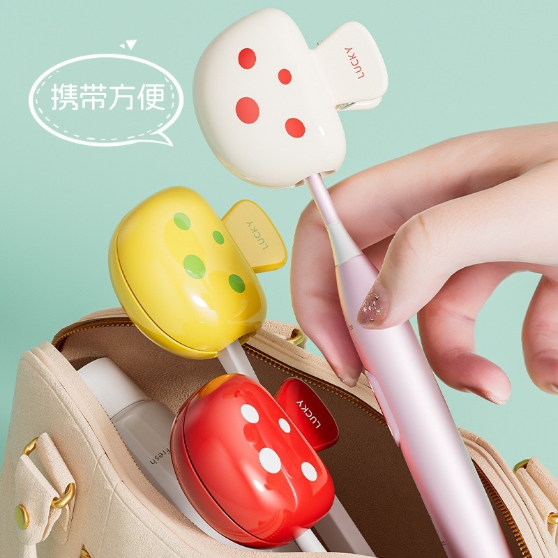 牙刷头保护套便携式牙刷收纳盒防尘盖帽旅行电动牙刷收纳夹子罩壳|undefined