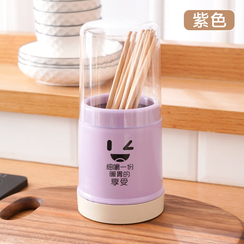 [Titular de palillos de drenaje engrosado] palillos a prueba de polvo jaula vajilla de cocina cuchara caja de almacenamiento palillos cesta palillos domésticos cubo