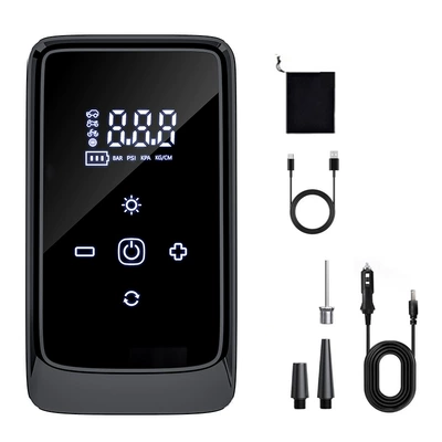 Car Air Pump Wireless Emergency Smart Digital Display Electric Air Pump Car Tire Pump Inflator Cross-Border (Hava nasosu) - st-9901athree-purpose-wireless-air-pump-usb-dc-model