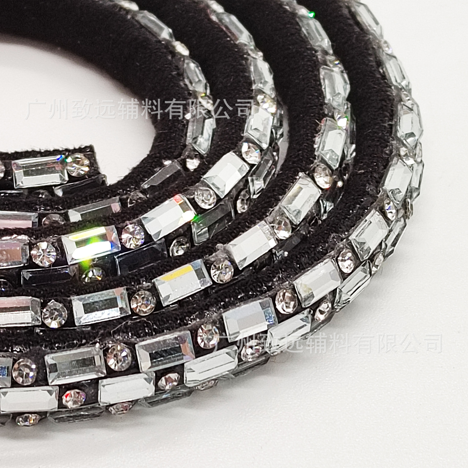 Venta directa de fábrica de cuerda de núcleo de algodón 2,5x5 tira de vidrio sandalias accesorios al por mayor accesorios de la joyería DIY