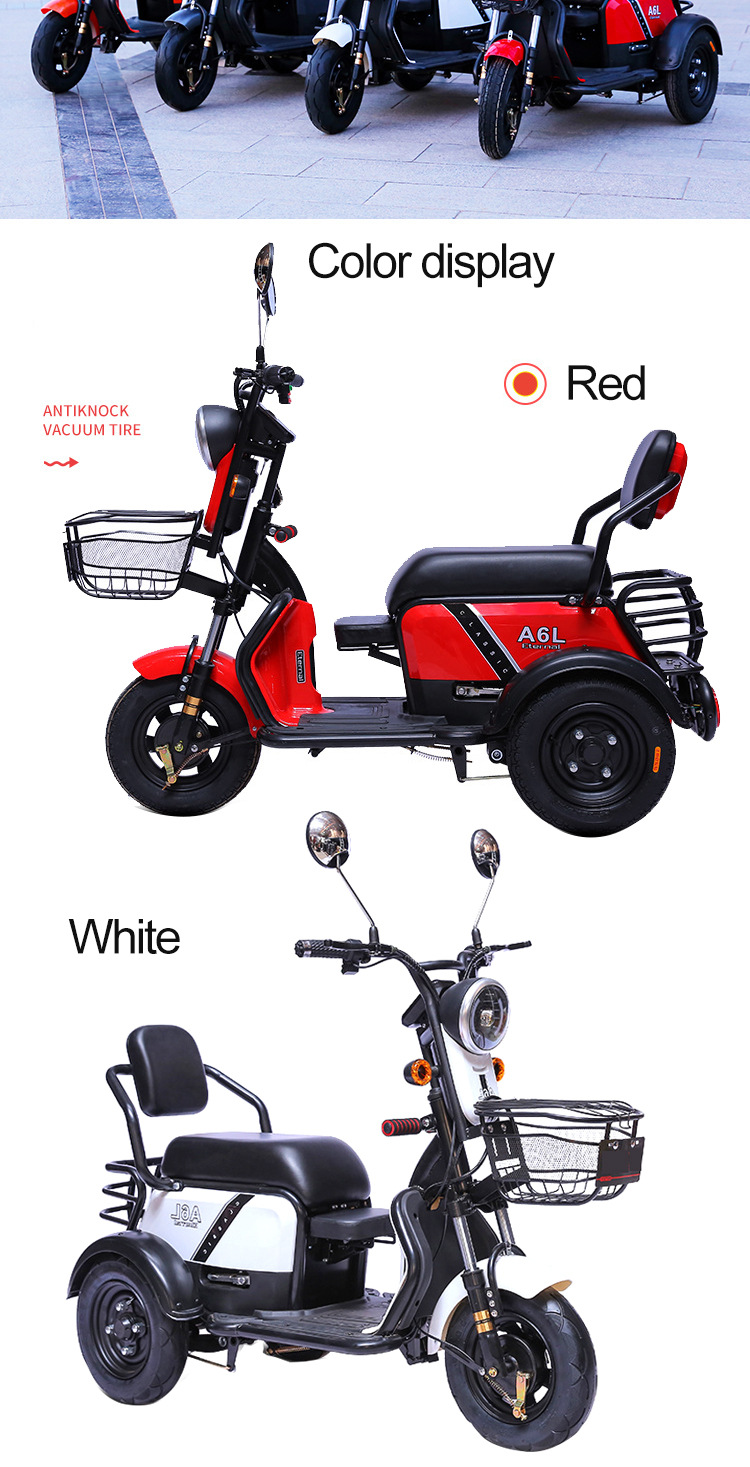Electric Mobility Scooter Long Range 120km Customizable Battery