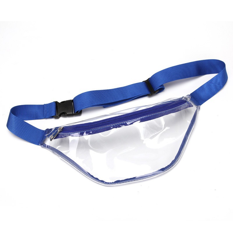 Bolsa deportiva transfronteriza personalizada impermeable transparente bolso de pecho de PVC de gran capacidad bolso de baño de correr al aire libre
