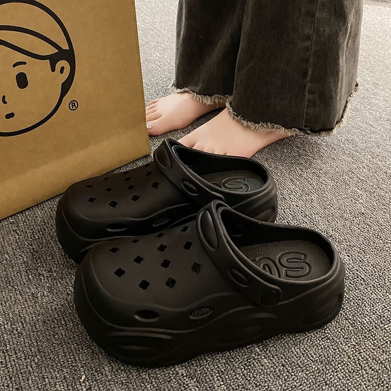 E01 누드 신발 블랙