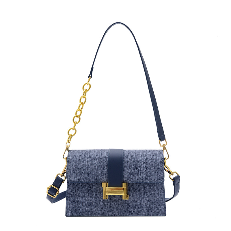 Transfronterizos nuevos bolsos de moda retro al por mayor, mujeres de textura superior, cadenas de calle, bolsos de hombro