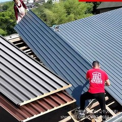 アルミニウム合金屋根タイル万里の長城アルミタイル二層断熱防音アルミタイル防水日焼け止めサンルームタイルキャノピーアルミタイル