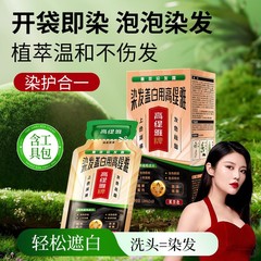 高級染毛剤 白髪隠し 家庭用植物性泡染料 固定染毛クリーム 袋入り 工場卸売 デリバリー対応