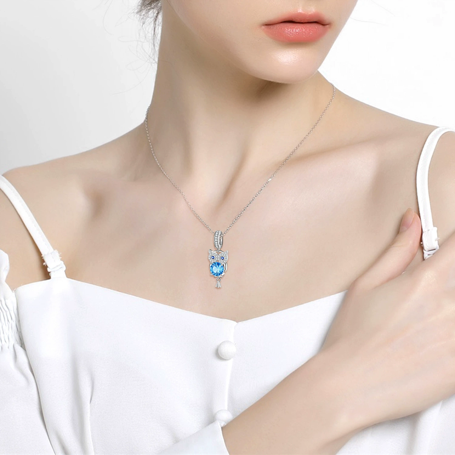 Драгоценные талисманы MAGIC Blue бисеры, кулон, браслет, аксессуары, хэллоуин, серебро 925 образец