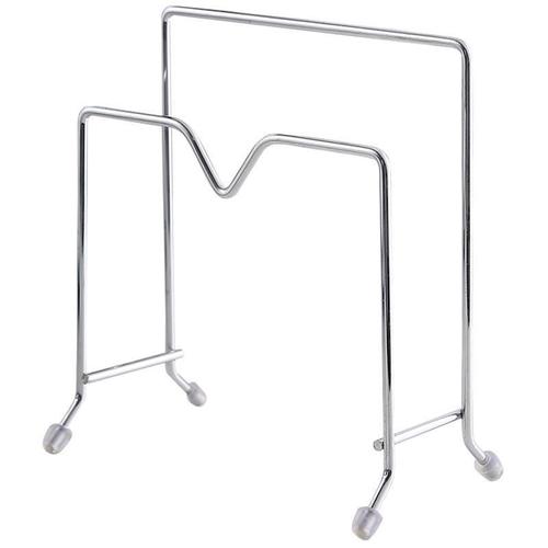 Stainless steel cutting board rack household pot lid rack sitting kitchen chopping board storage rack storage sticky board cutting board rack countertop