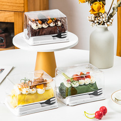 Towel roll packaging box, cake roll box, Menglong roll cake tray, thousand-layer cake box, transparent quilt roll packaging box