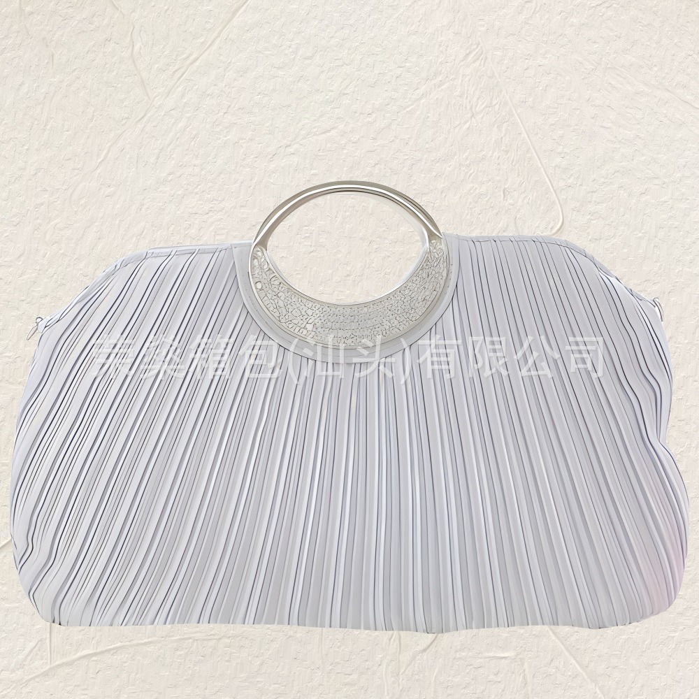 Comercio electrónico transfronterizo estilo japonés europeo y americano plisado diamante hardware banquete bolso de vestir bolso de embrague bolso de noche bolsa de fiesta