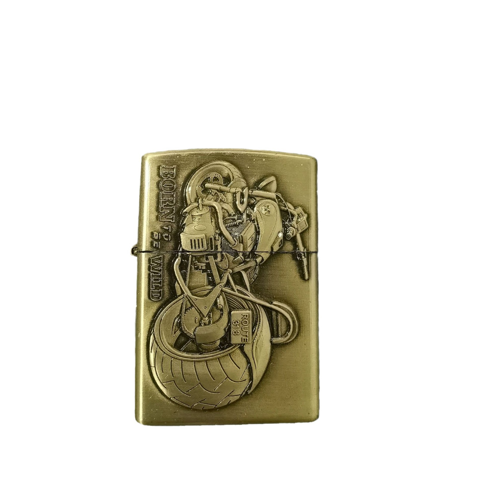Personaje de queroseno de metal creativo más ligero en relieve Regalo De fábrica al por mayor tendencia de velocidad off-road motocicleta personalidad image 7