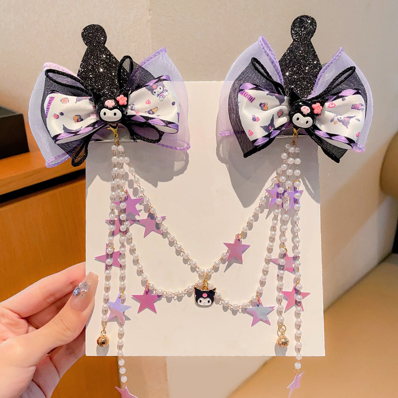 Juego de Joyas y Accesorios de Vestir para Niñas de Material Mixto con Lazo y Borla image 12