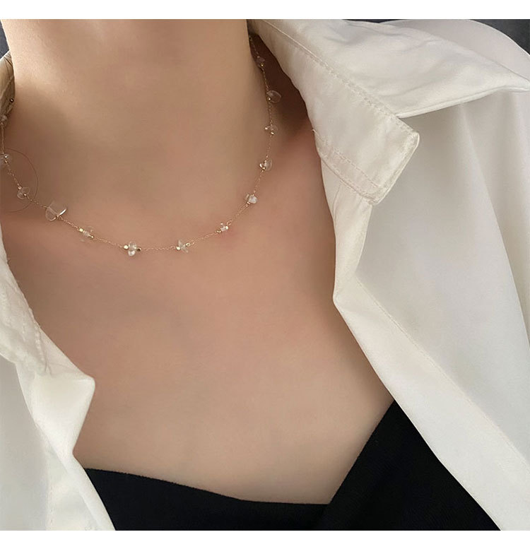 Fashion Solid Color Copper Plating Necklace 1 Piece