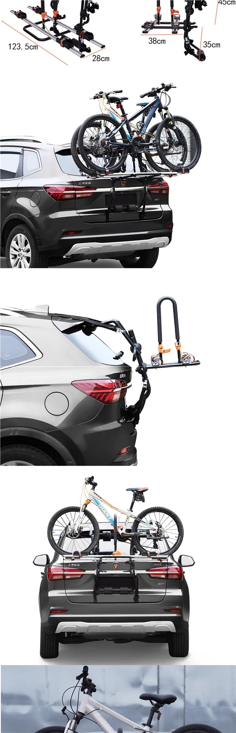 Taiwan Zentorack Car Bicycle Rack Rear Hanging Rack Trunk Hanging Suv Hatchback Car Tail