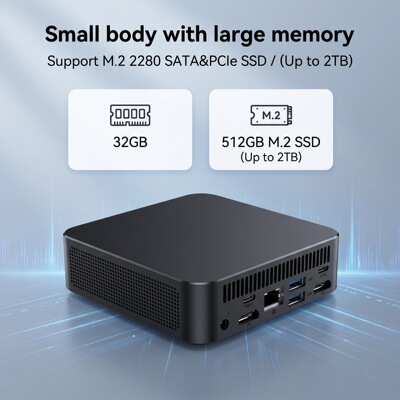 Новый высокопроизводительный мини-хост M6-I3-6100U, удобный мини-компьютер для офисных игр, трансграничных игр