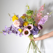 哇喔定制仿真花莫奈花园风系列婚礼礼堂婚庆装饰假花油画风高级感