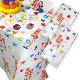 浴帘、浴帐;一次性桌布;抹布、百洁布