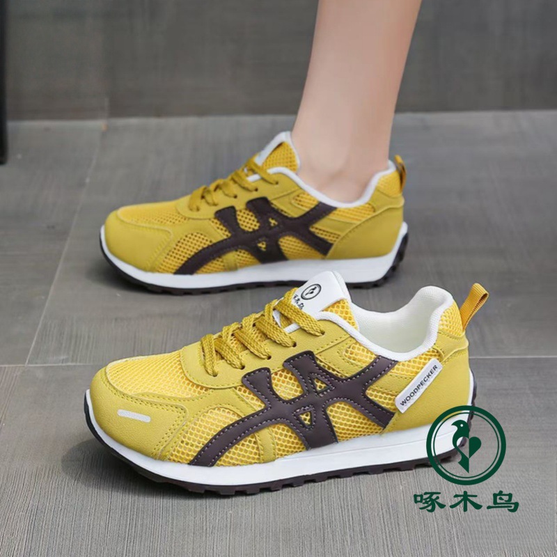 2026 verano nuevo estilo coreano transpirable Gump zapatos de mujer inswind estudiantes zapatos casuales de entrenamiento de lazos zapatos de mujer para correr