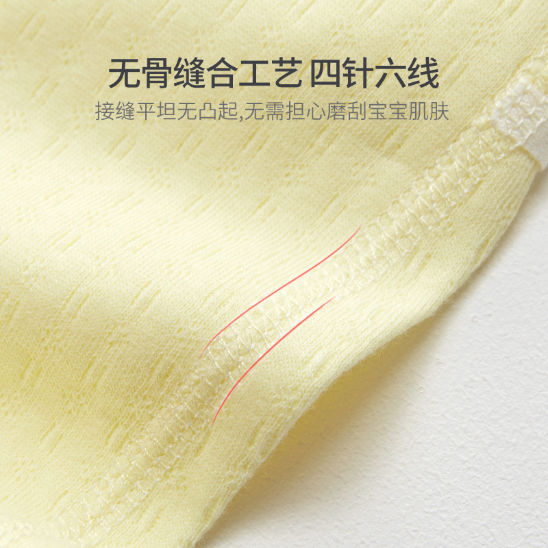 Ropa de bebé recién nacido para primavera y otoño, mono fino de algodón puro estilo monje para bebés de 0 a 3 meses, capa base para recién nacidos, traje de una pieza. image 3