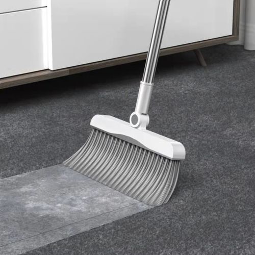Thickened Foldable Broom and Dustpan Set for Home Use with Comb Teeth Soft Bristle Sweep for Bathroom, Magic Sweep