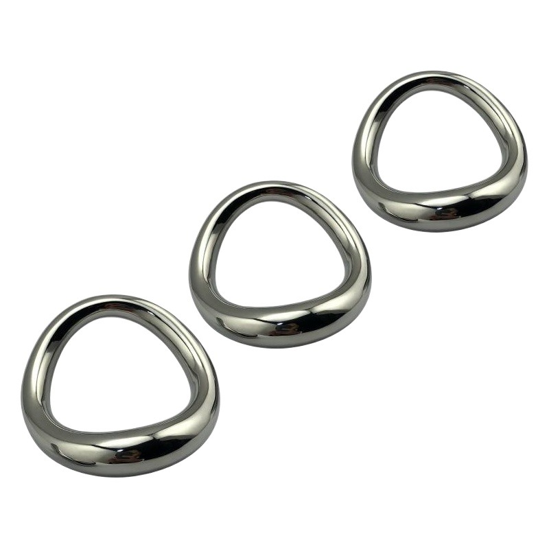 新商品のステンレスの表面の鎖の精環の陰嚢の陰茎は引き伸ばして環の成人の情緒の用品の対外貿易を縛ります。