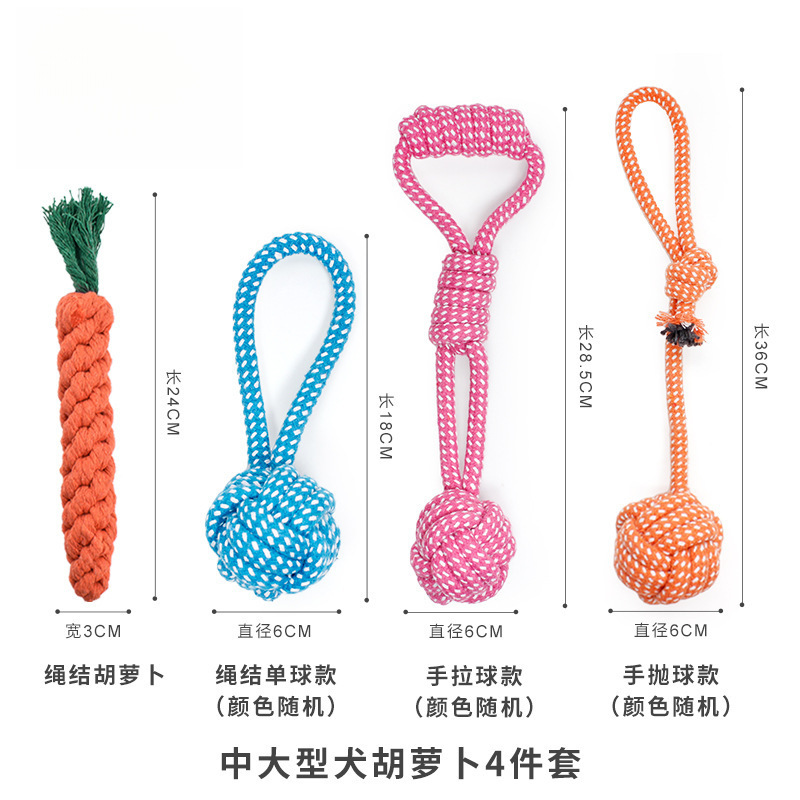 중형견, 대형견용 당근 4종 세트