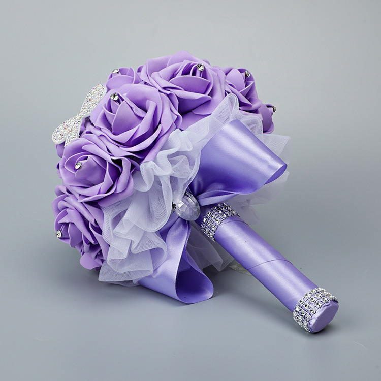 Fashion Wedding Supplies Bride Bridesmaid Holding Flowers display picture 2