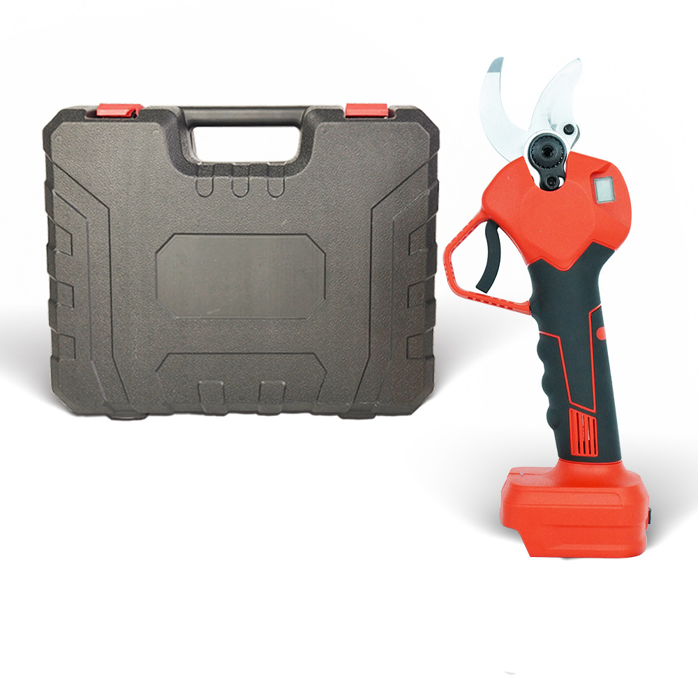 Tijeras de podar eléctricas sin escobillas tijeras de jardín de árboles frutales de litio eléctricas se centran en las ramas de frutas directas de fábrica al por mayor