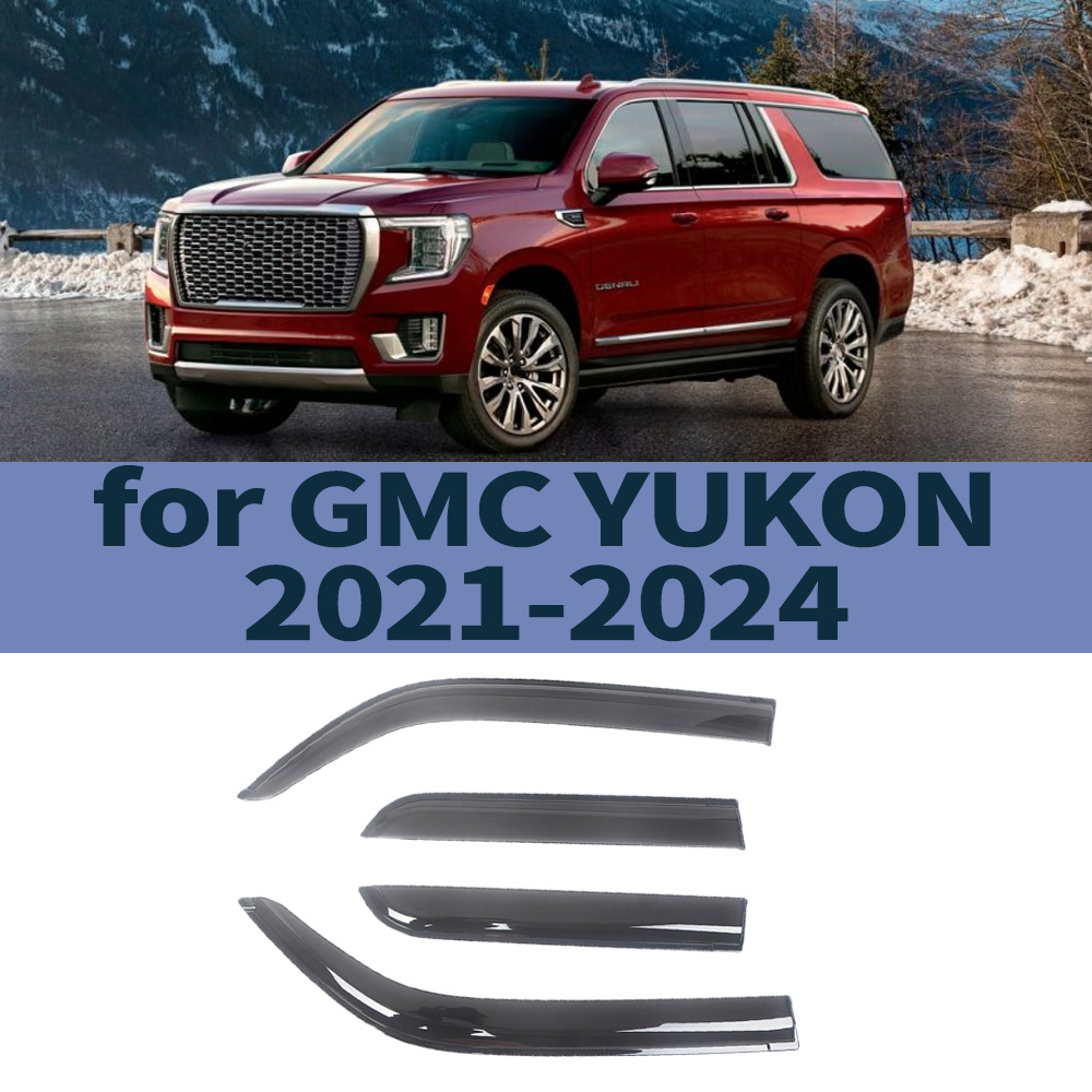 Shiyong Window Visor Deflectors For GMC YUKON 2021-2024 (Rain shield) - for-gmc-yukon-2021-20244pcs