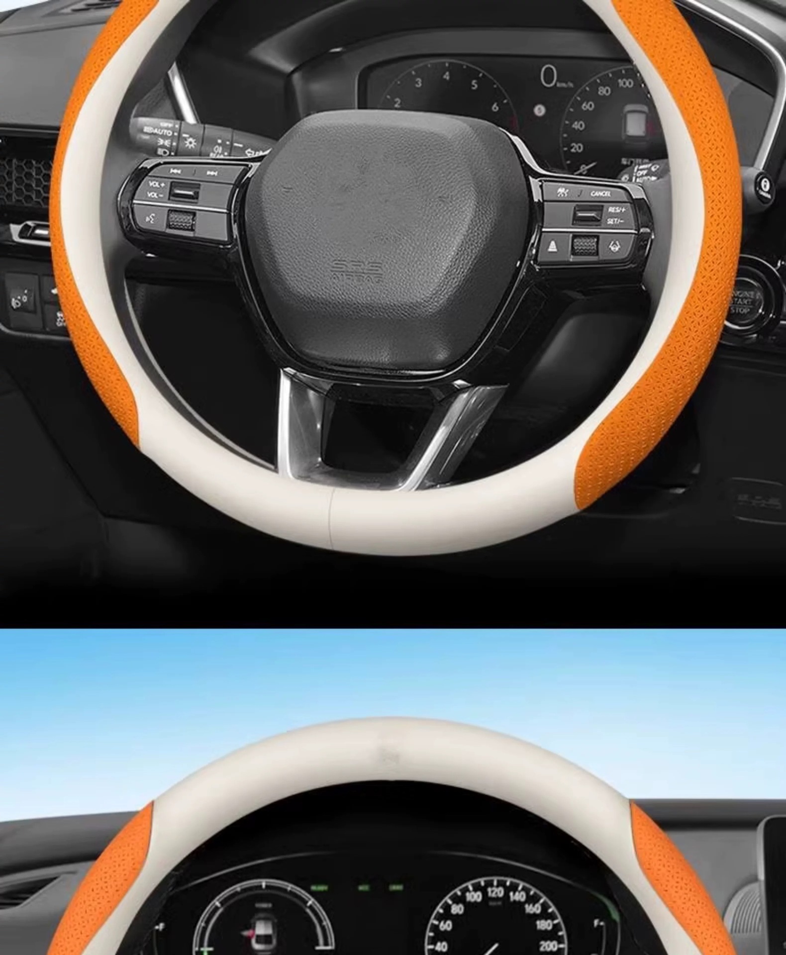 Suitable for Car Universal Steering Wheel Cover, Ultra-Thin, Non-Slip, Sweat-Absorbent, Breathable and Wear-Resistant, Universal Round D-Type Cross-Border Export