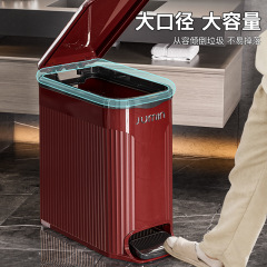 贅沢なゴミ箱家庭用トイレ収納筒圧輪蓋付き足踏式挟み客間寝室キッチン紙かご