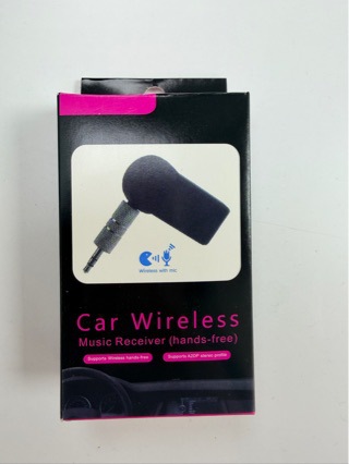 Car-mounted BT Bluetooth receiver for hands-free calling, charging while listening, 3.5mm audio Bluetooth receiver from the source manufacturer