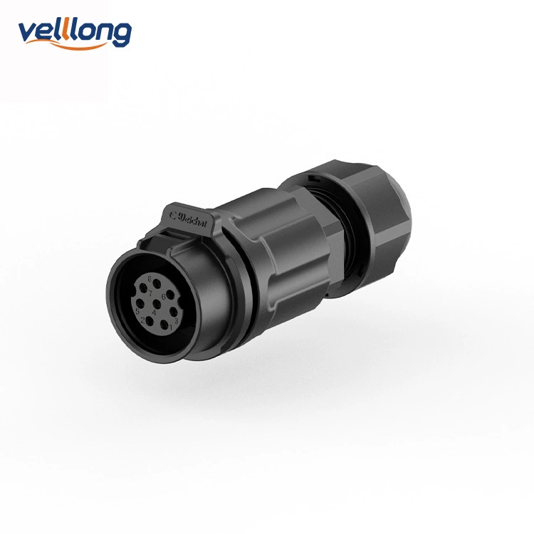 IP68 waterproof power socket connector EW-LP16 panel plastic 2/3/4/5/7/8/9 aviation plug