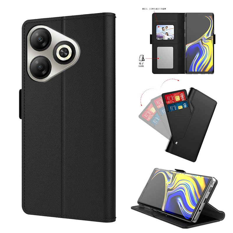 [Infinix Hot 60i 4G保护壳 适用传音 Hot 60 隐形支架 磁吸插卡 手机壳]