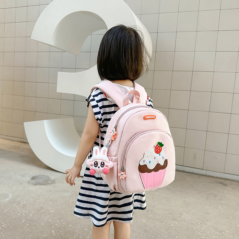 Mochila infantil anti-perdida, nueva mochila transpirable de dibujos animados, preescolar, 3 años, 5 años, mochila ligera para niñas.