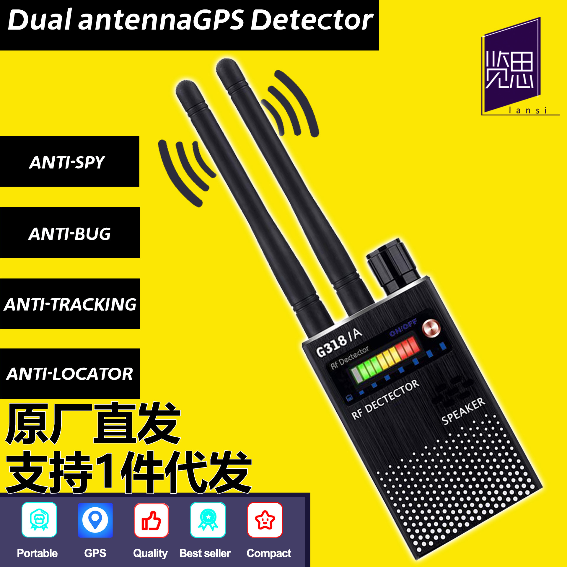 Hidden Camera Detector, High Sensitivity GPS Tracker Locator