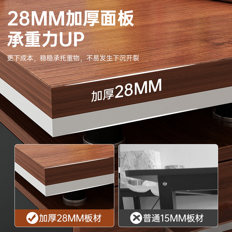 Mesa de oficina de jefe / silla de personal / escritorio / mesa de computadora / mesa de escritorio / mesa de supervisor / mesa de finanzas