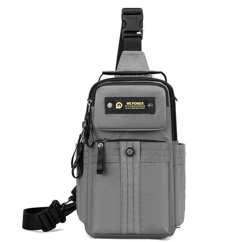WEPOWER nueva bolsa de pecho de viaje al aire libre, mochila de hombro casual multifuncional, mochila de hombro ligera