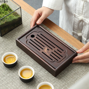 Small Tea Tray Bamboo Simple Tea Table Travel Home Tray Small New Chinoiserie Household Small Tea Table Bamboo Cross-Border