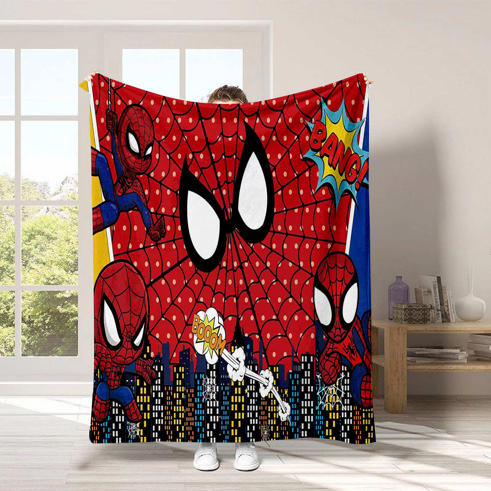 Nuevos productos Spider-Man - Marvel Avengers mantas sofá acondicionado mantas engrosadas mantas impresas fabricantes
