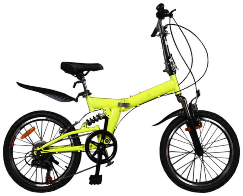 20 inch variable speed adult male and female students folding bike riding road mountain bike gift bike