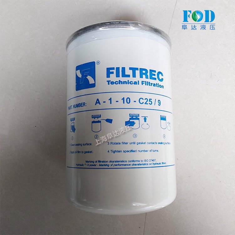 FILTREC富卓原装旋转液压过滤器滤芯A120GW03